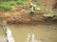 South East Channel wall at Rucks Bridge 2007