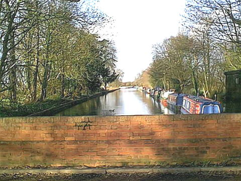 Moorings at Walk Bridge