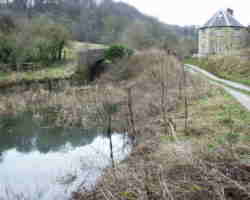 Puck Mill in water - T&S Canal]